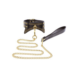 TABOOM Collier et Laisse Studded Vogue Noir